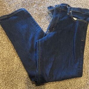 Lands' End Men's Dark Indigo Straight Jeans